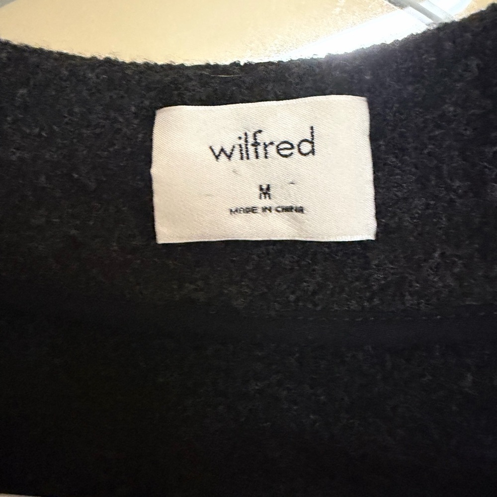 Wilfred Black Textured Outerwear - Picture 2 of 3